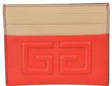 Thumbnail for your product : Givenchy 2g Bicolor Leather Cards Holder