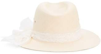 Maison Michel Straw Henrietta Fedora Hat