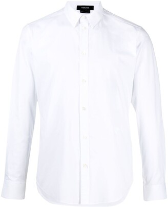 versace white long sleeve shirt