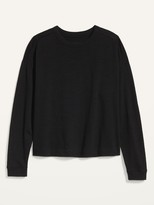 Thumbnail for your product : Old Navy Loose Thick Slub-Knit Easy Long-Sleeve Tee for Women
