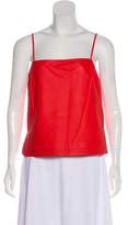 Thumbnail for your product : Alexander Wang T by Lambskin Sleeveless Top w/ Tags