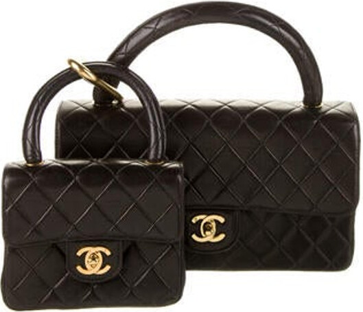 Chanel Vintage 1997 Classic Single Rare Caviar Leather Shoulder Bag