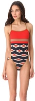 Thumbnail for your product : Marc by Marc Jacobs Hayley Stripe Cutout Maillot