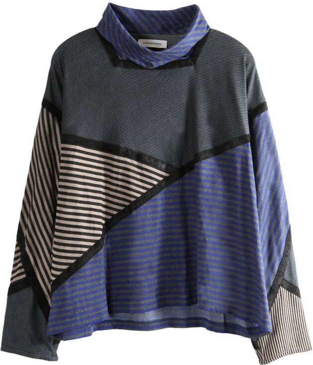 Kiko Kostadinov Blue & Gray Raday Short Jersey Top for Men Kiko