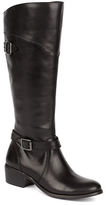 Thumbnail for your product : Arturo Chiang Betha Tumbled Leather Wide-Shaft Boots
