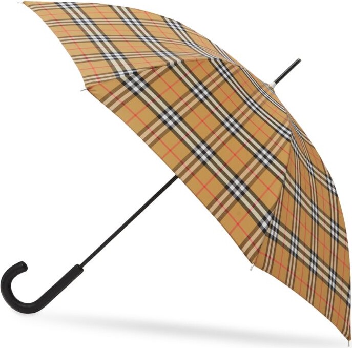 En begivenhed Databasen ulæselig Burberry Vintage Check Umbrella - ShopStyle