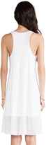 Thumbnail for your product : Enza Costa Chiffon Panel Racer dress