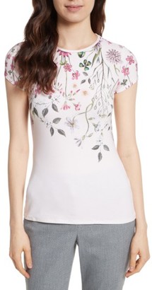 Ted Baker Women's Ebone Unity Floral Fitted Tee