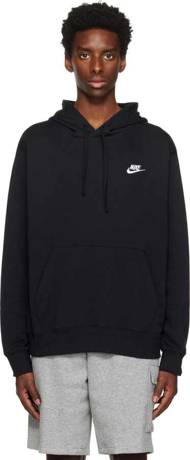 Nike Black Sportswear Club Hoodie - ShopStyle