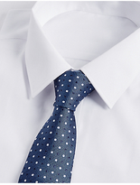 Thumbnail for your product : M&S Collection Pure Silk Spotted Tie