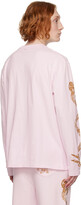Thumbnail for your product : Charles Jeffrey Loverboy Pink Graphic Long Sleeve T-Shirt