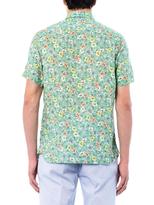 Thumbnail for your product : YMC Floral-print linen shirt
