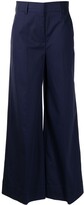 Thumbnail for your product : MSGM Flared High-Waisted Trousers