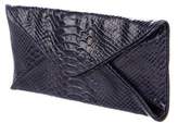 Thumbnail for your product : Loeffler Randall Embossed Leather Envelope Clutch