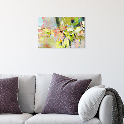 Wrought Studio Michaela Nessim - Energy and Breakthrough Bright - Wrapped Canvas Graphic Art Print