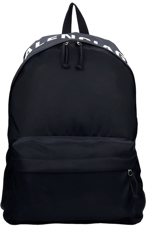 Balenciaga Backpack In Black Nylon ShopStyle