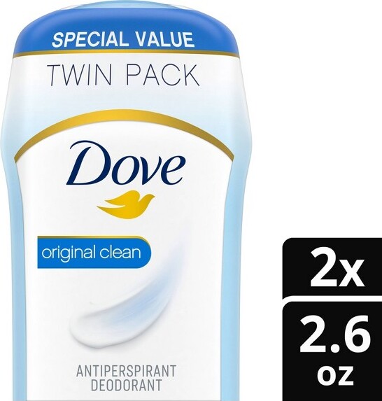 Dove Beauty Original Clean 24Hour Invisible Solid Antiperspirant