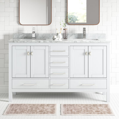 Eviva London 60" Double Bathroom Vanity
