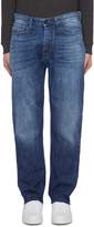 Thumbnail for your product : Denham Jeans Raw cuff paint splatter jeans