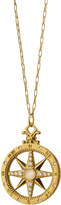 Thumbnail for your product : Monica Rich Kosann 18K Gold Diamond Compass Charm Necklace