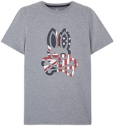 Thumbnail for your product : Psycho Bunny Brighton Bunny navy jersey T-shirt