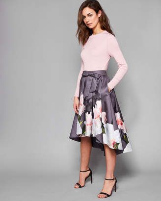 THALI Chatsworth Bloom midi skirt