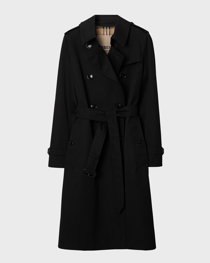 Burberry Kensington Organic Belted Double-Breasted Trench Coat
