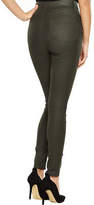 Thumbnail for your product : Very Olive Coated Utility Biker Jeans In Khaki Size 6