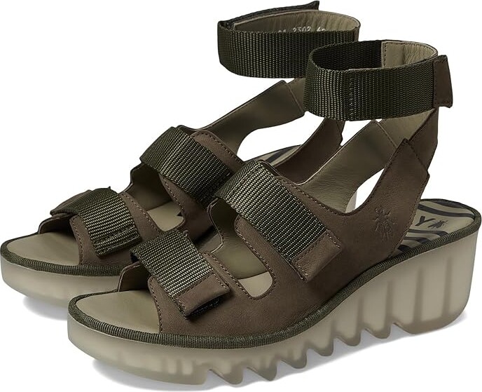 Fly London BECH474FLY Women's Shoes Khaki Cupido : EU 38 (US