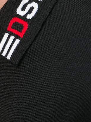 DSQUARED2 logo knitted polo shirt