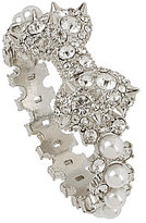 Thumbnail for your product : Betsey Johnson Spiky Bow Hinged Bangle Bracelet
