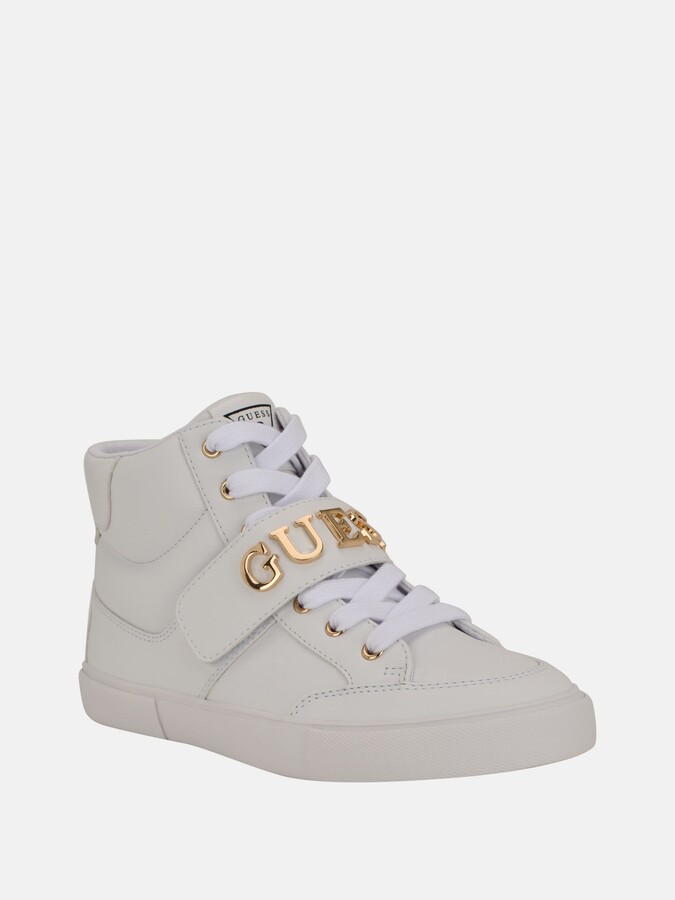 Guess Factory Mizzly Logo High-Top Sneakers