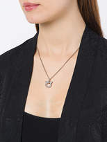 Thumbnail for your product : Ferragamo crystal Gancio pendant necklace