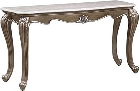 LV00304 - Sofa Table, Marble Top & Antique Bronze Finish - Elozzol