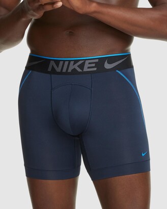 Nike Men's Blue Boxer Briefs - Breathe Micro Boxer Brief 2-Pack - Size S at The Iconic