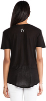 Thumbnail for your product : 291 Chief Skull Uneven Hem Tee