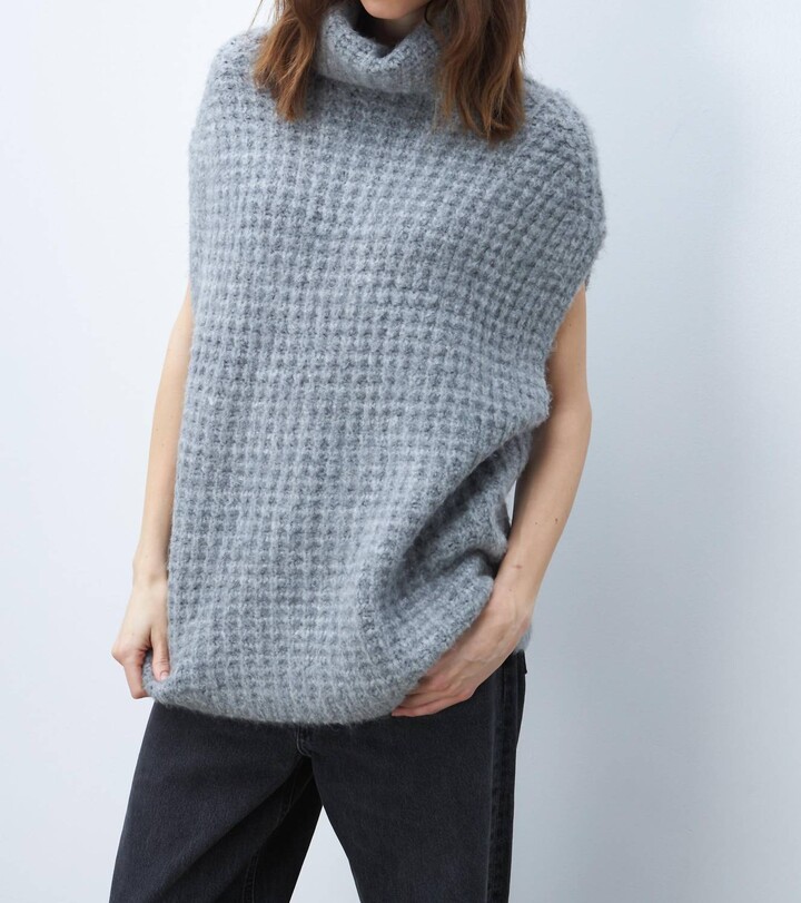 Line Solange Sweater In Grey Owl
