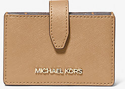 MICHAEL Michael Kors MK Jet Set Travel Medium Saffiano Leather Accordion  Card Case - ShopStyle