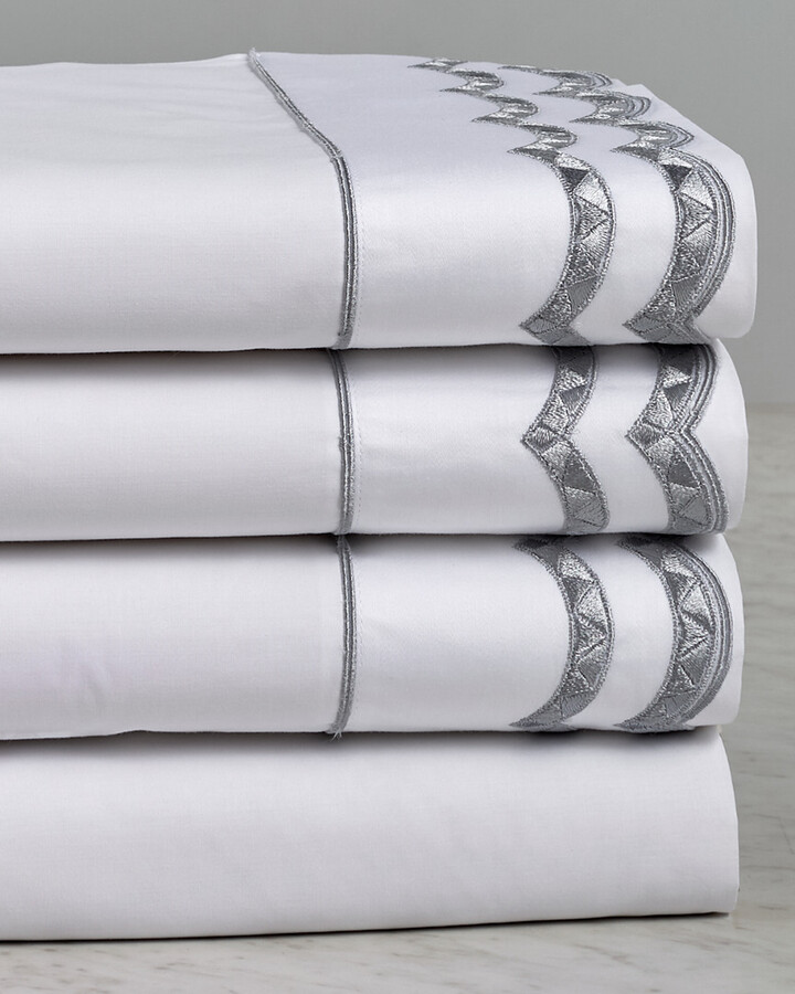 Maurizio Italy Double Scallop Sheet Set ShopStyle