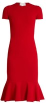 Thumbnail for your product : Esteban Cortazar Cutout-back Crepe-jersey Dress - Red