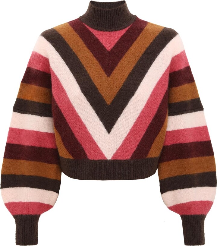 Zimmermann Hypnotic Chevron Sweater