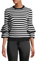 Black White Stripe Sweater - ShopStyle