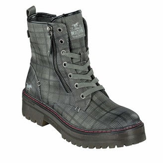 mustang grey ankle boots