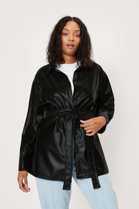 Plus Size Faux Leather Jacket | Shop the world's largest collection of  fashion | ShopStyle UK