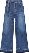 Belted Baggy Jeans 
