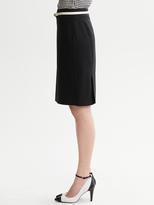 Thumbnail for your product : Banana Republic Black Lightweight Wool Pencil Skirt