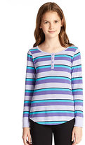 Thumbnail for your product : Splendid Girl's Wow Striped Henley Top