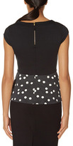 Thumbnail for your product : The Limited Mixed Dot Peplum Top