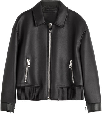 Neil Barrett Harrington Leather Jacket