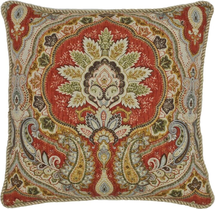 Rose Tree Harrogate Damask Reversible Square Pillow